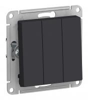 Выключатель 3-кл. Schneider Electric AtlasDesign карбон