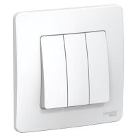 Выключатель 3-кл. Schneider Electric Blanca бежевый